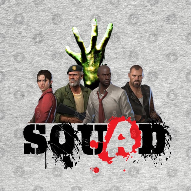 Left 4 Dead Squad (black) by red-leaf